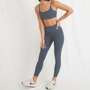 Marine Layer Chill Legging in Navy/White Stripe